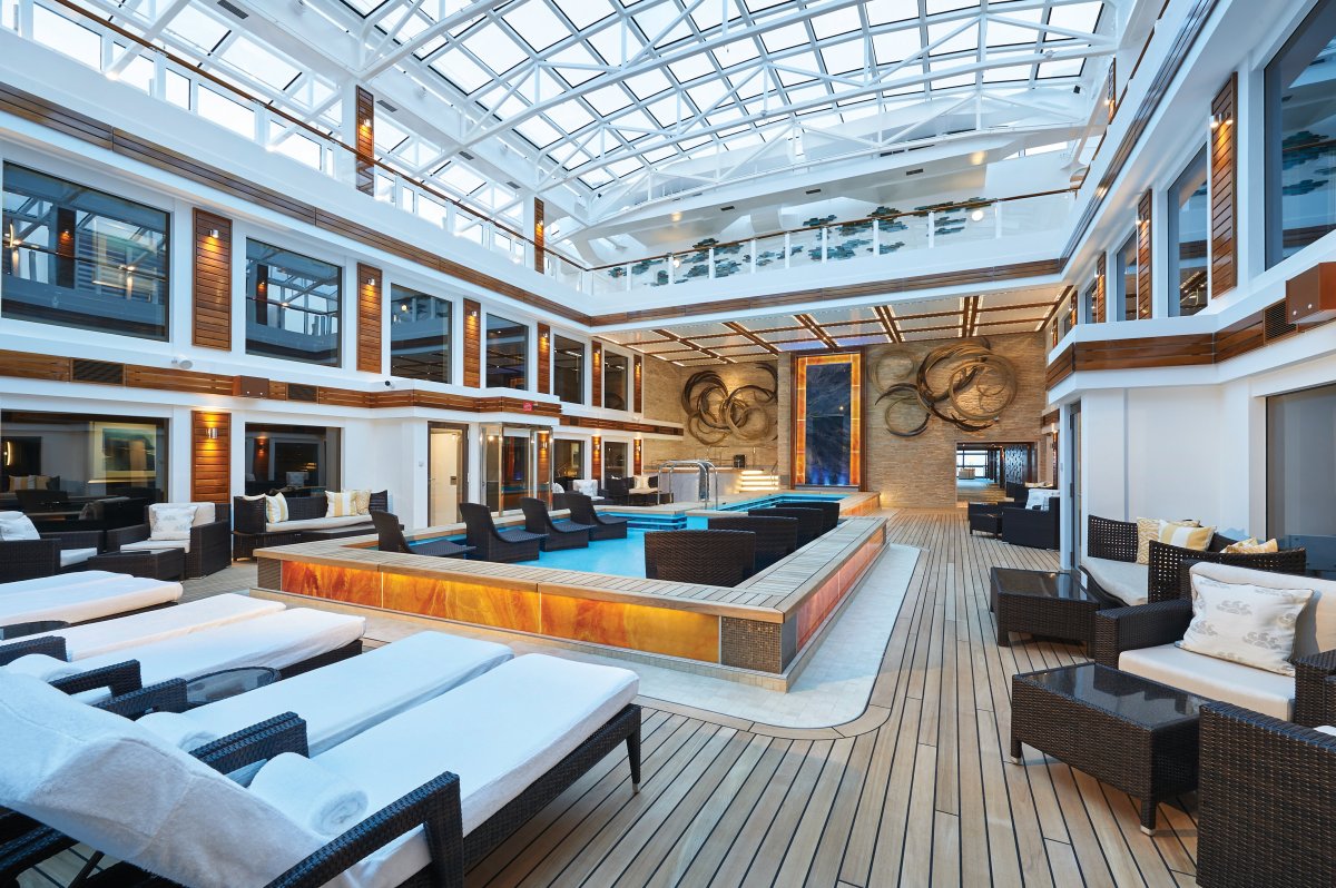 The Haven Courtyard, reservado sólo para los pasajeros que viajan en Suite CRUCEROS ALASKA NORWEGIAN BLISS CRUCEROS CARIBE NORWEGIAN BLISS CRUCEROS RIVIERA MEXICANA NORWEGIAN BLISS CRUISES ALASKA CRUISES NCL NORWEGIAN BLISS CARIBBEAN NCL CRUISES NORWEGIAN BLISS #NorwegianBliss #CruiseNorwegian #Alaska #AlaskaCruises #CaribbeanCruises #AlaskaNCL #CaribbeanNCL #CrucerosEstadosUnidos #CrucerosSeatttle #SeattleCruises #NewShip #TheHaven